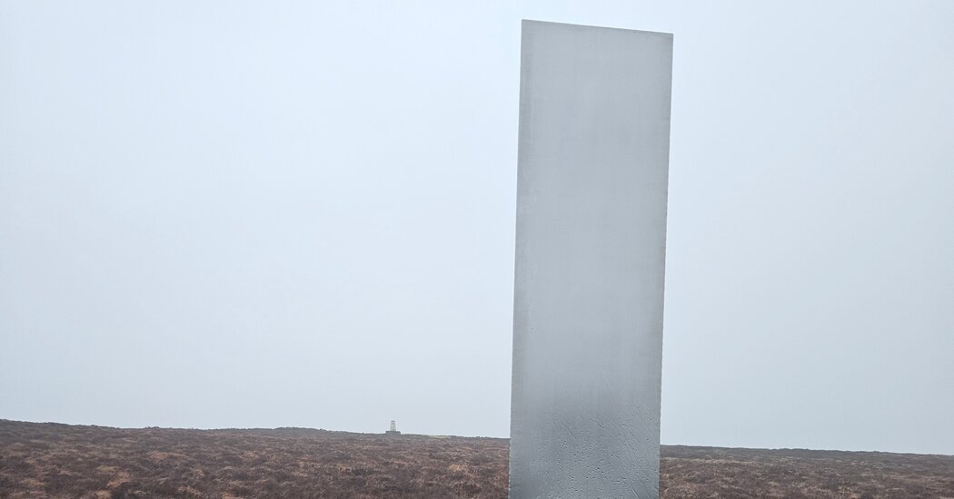 A Perfect Monolith Appears in Wales