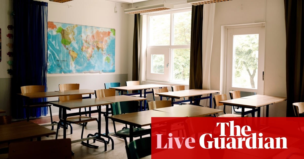 Australia news live: half of all school principals want to quit or retire early amid surge in reports of violence from students | Australia news