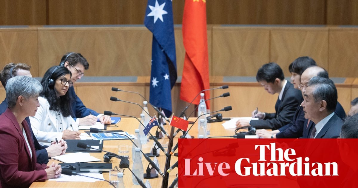 Australia politics live Wong tells Chinas foreign minister of shock over Yang Hengjun sentence pandas to stay in Adelaide | Australia news