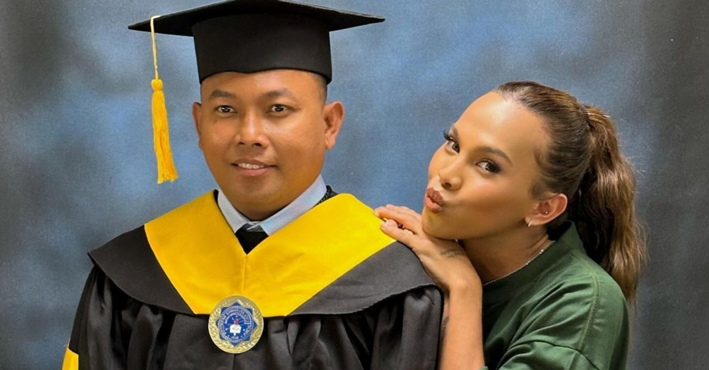 Awra Briguela’s Father Oneal Brian Earns Master’s Degree