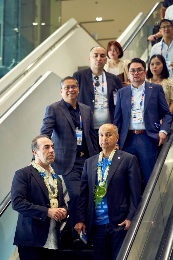 Buhain Vargas welcomed World Aquatics delegates