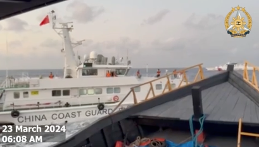 China Coast Guard performs dangerous maneuver vs. PH vessel in WPS anew
