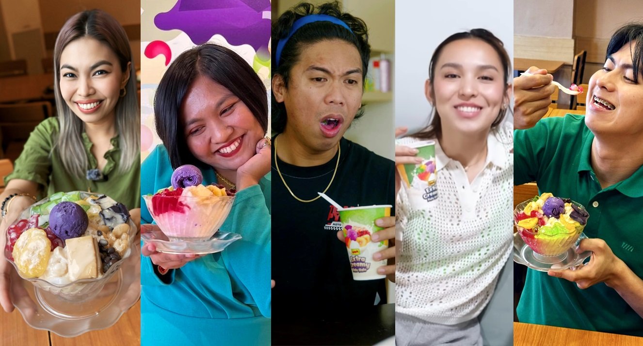 Cong TV Kyline and other top influencers level up their summer with Mang Inasal Extra Creamy Halo Halo
