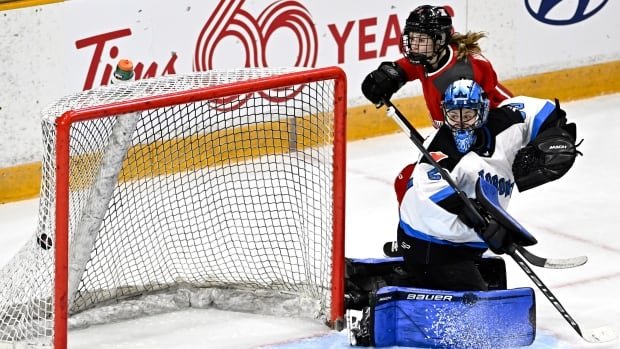Daryl Watts nets hat trick as PWHL Ottawa snaps Toronto’s 11-game winning streak