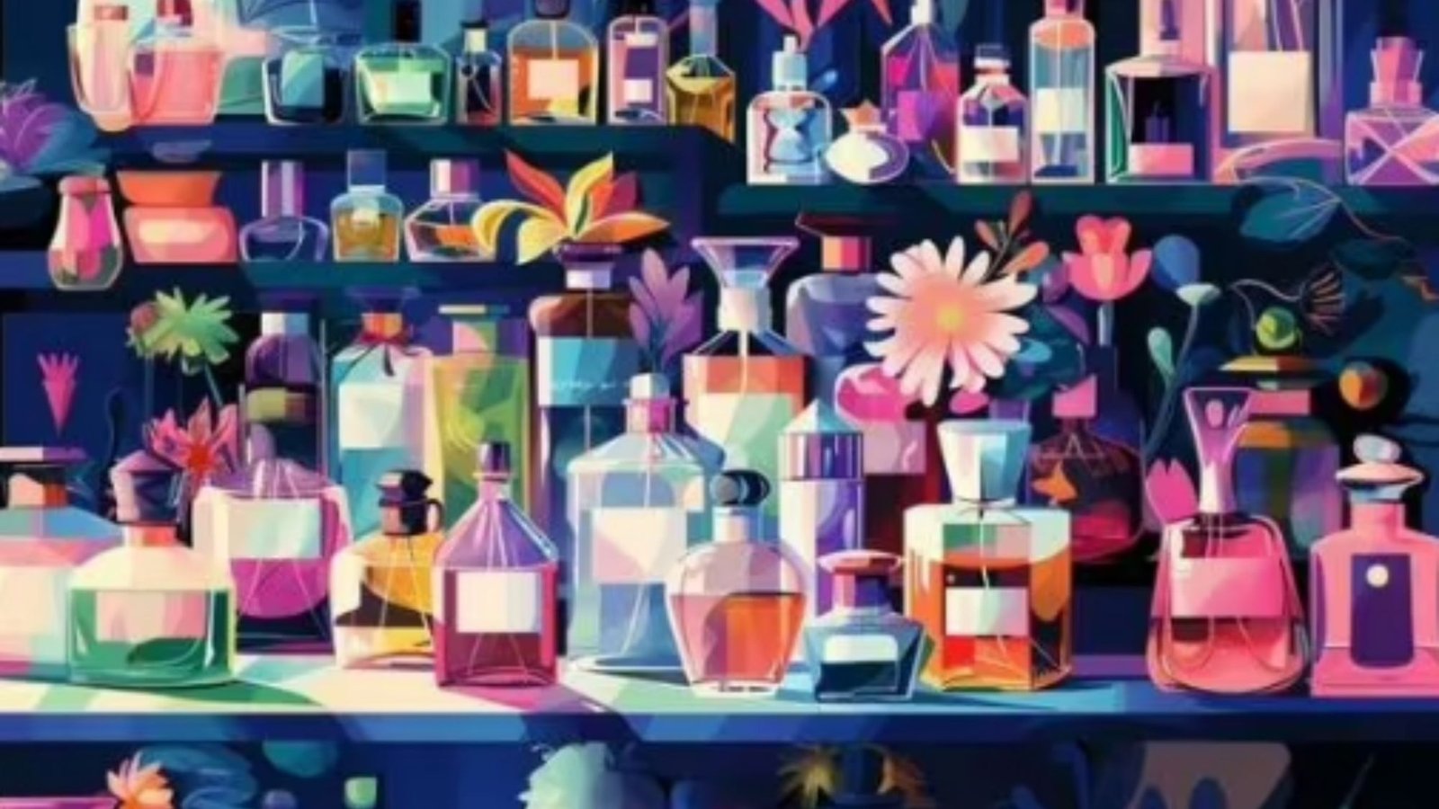 Everyone can see the perfume bottles but only those with high IQ can spot the hidden lipstick in 10 seconds