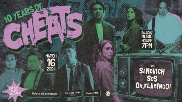 Filipino Indie-Rock Band CHEATS to Celebrate 10th Anniversay with Intimate Show
