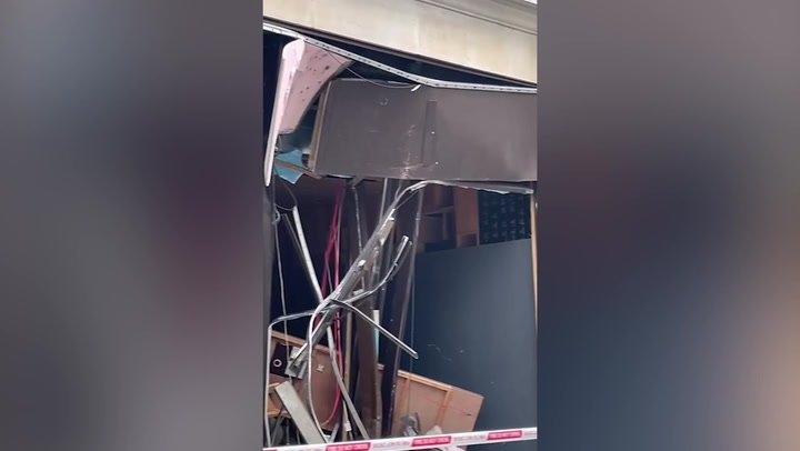 Aftermath of bus crash that smashed into Oxford Street shop