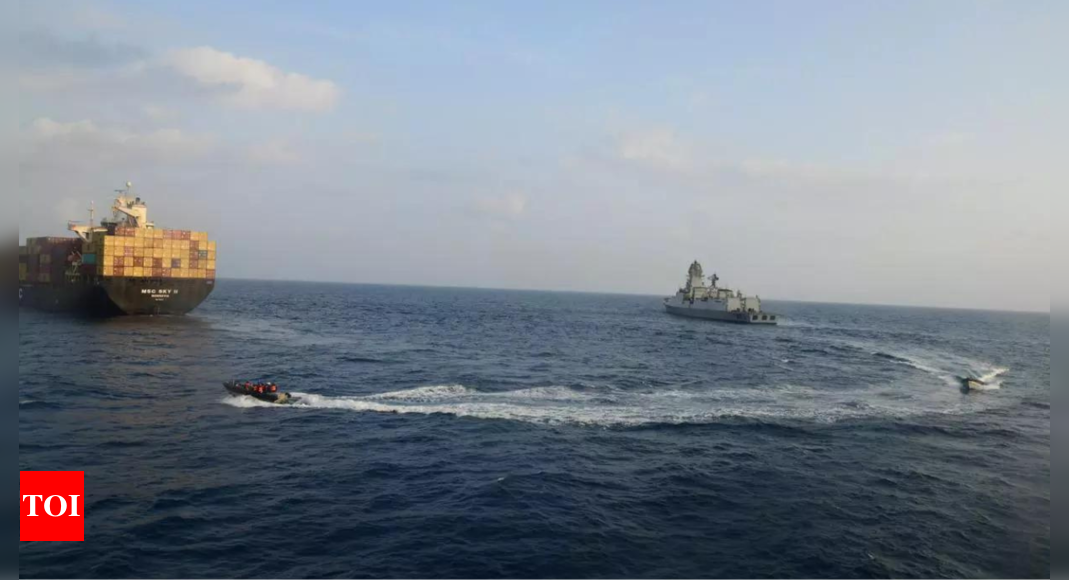 Houthi attack on ship kills 2 Indian Navy joins rescue