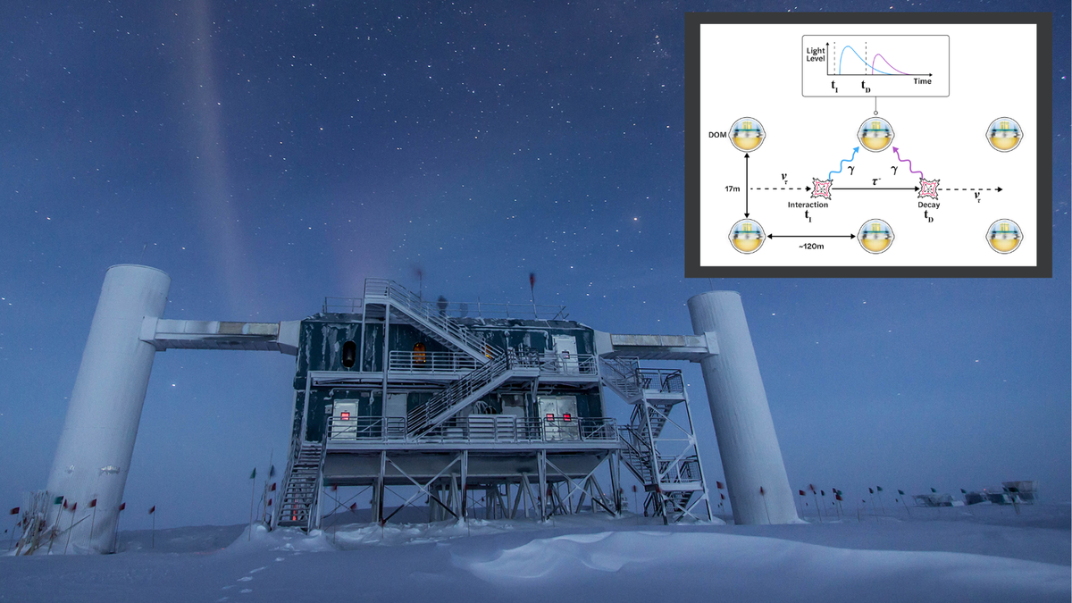 IceCube might’ve caught 7 exotic ‘ghost particles’ as they pierced through Earth