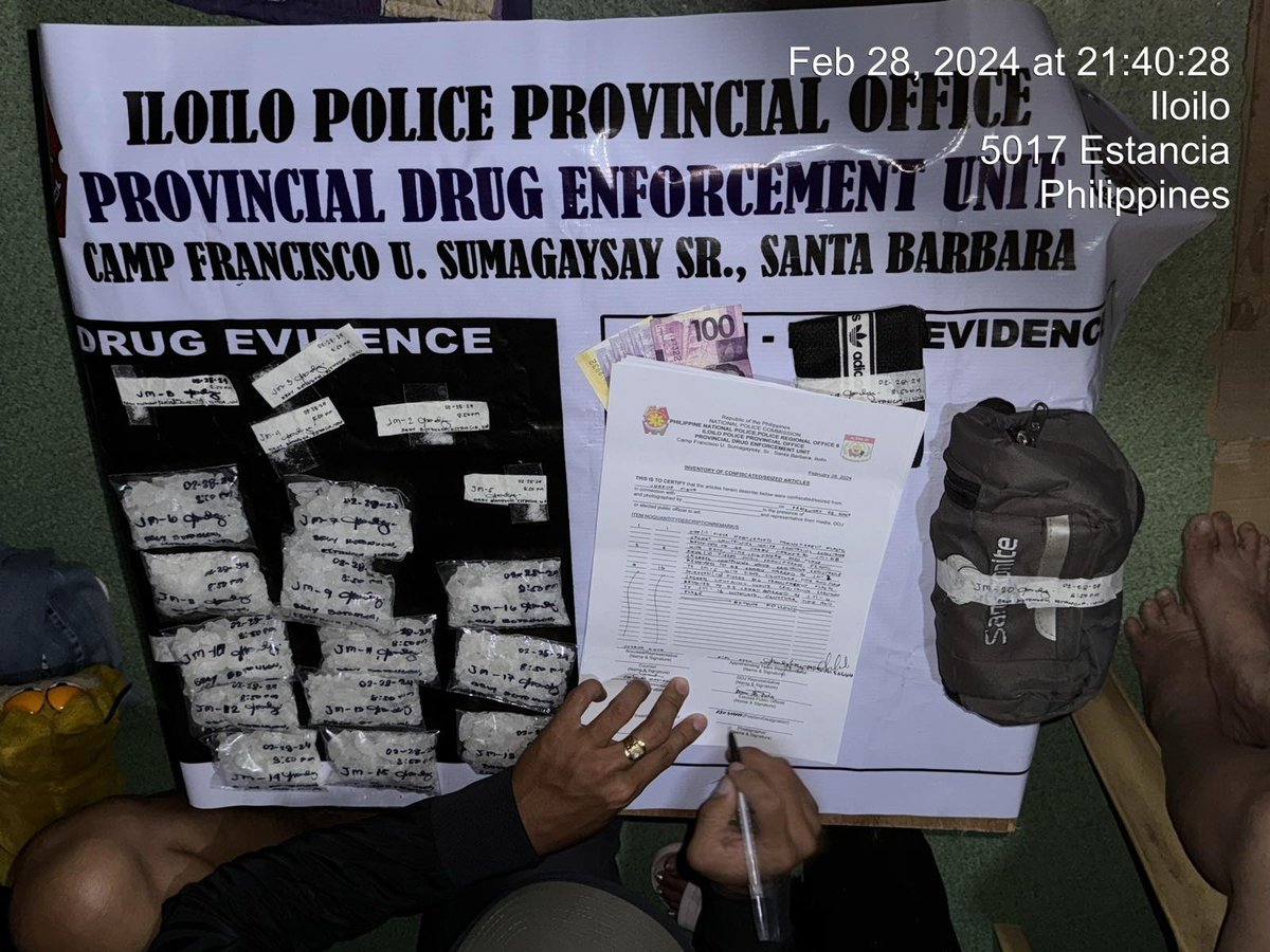 Iloilo police seize P27M worth of drugs arrest 120 in anti drug operations