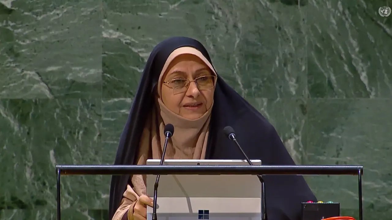Iranian official calls for Israel’s expulsion from UN women’s rights group