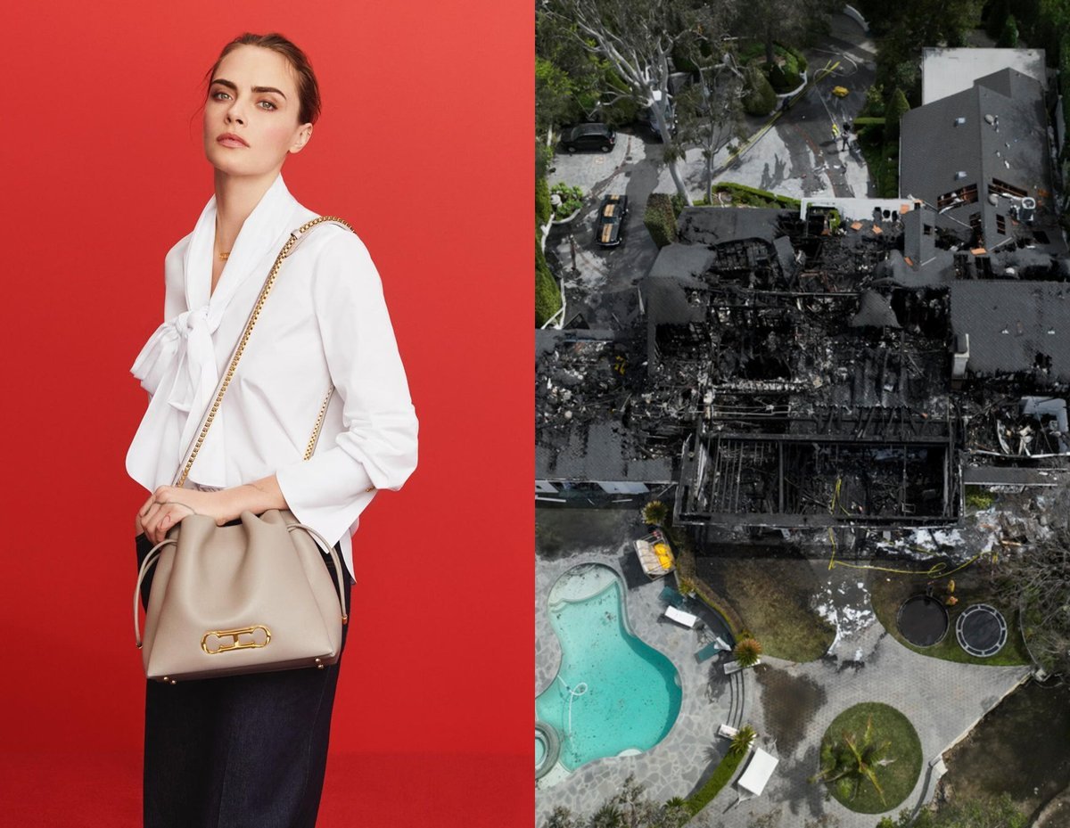 Model and actor Cara Delevingne’s Los Angeles home is destroyed in fire