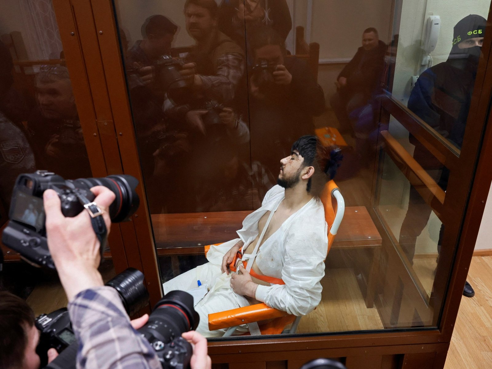 Moscow theatre attack suspects show signs of beating in court | ISIL/ISIS
