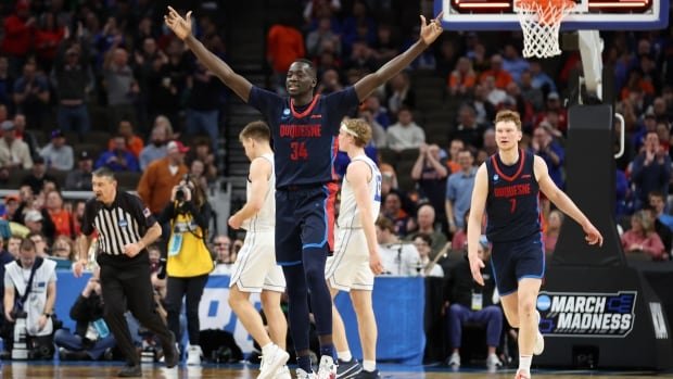 No. 11 Duquesne upsets 6th-seeded BYU for 1st win in NCAA men’s tournament since 1969