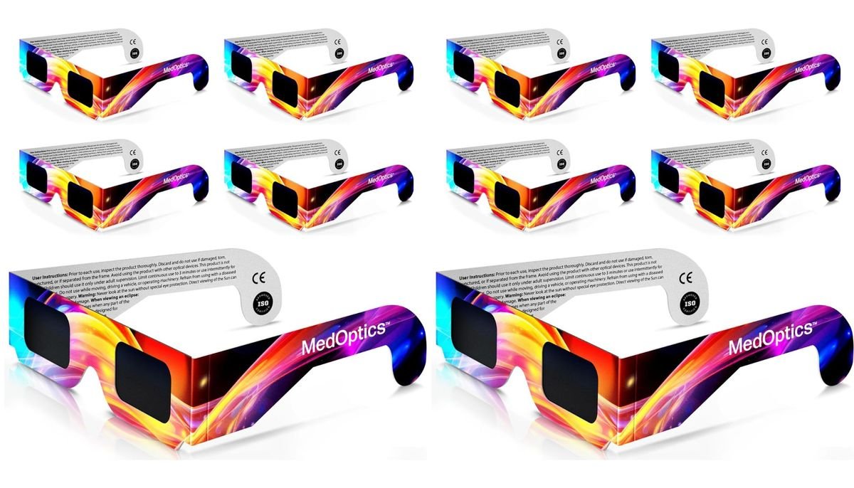 These ISO certified solar eclipse glasses are 50% off on Amazon