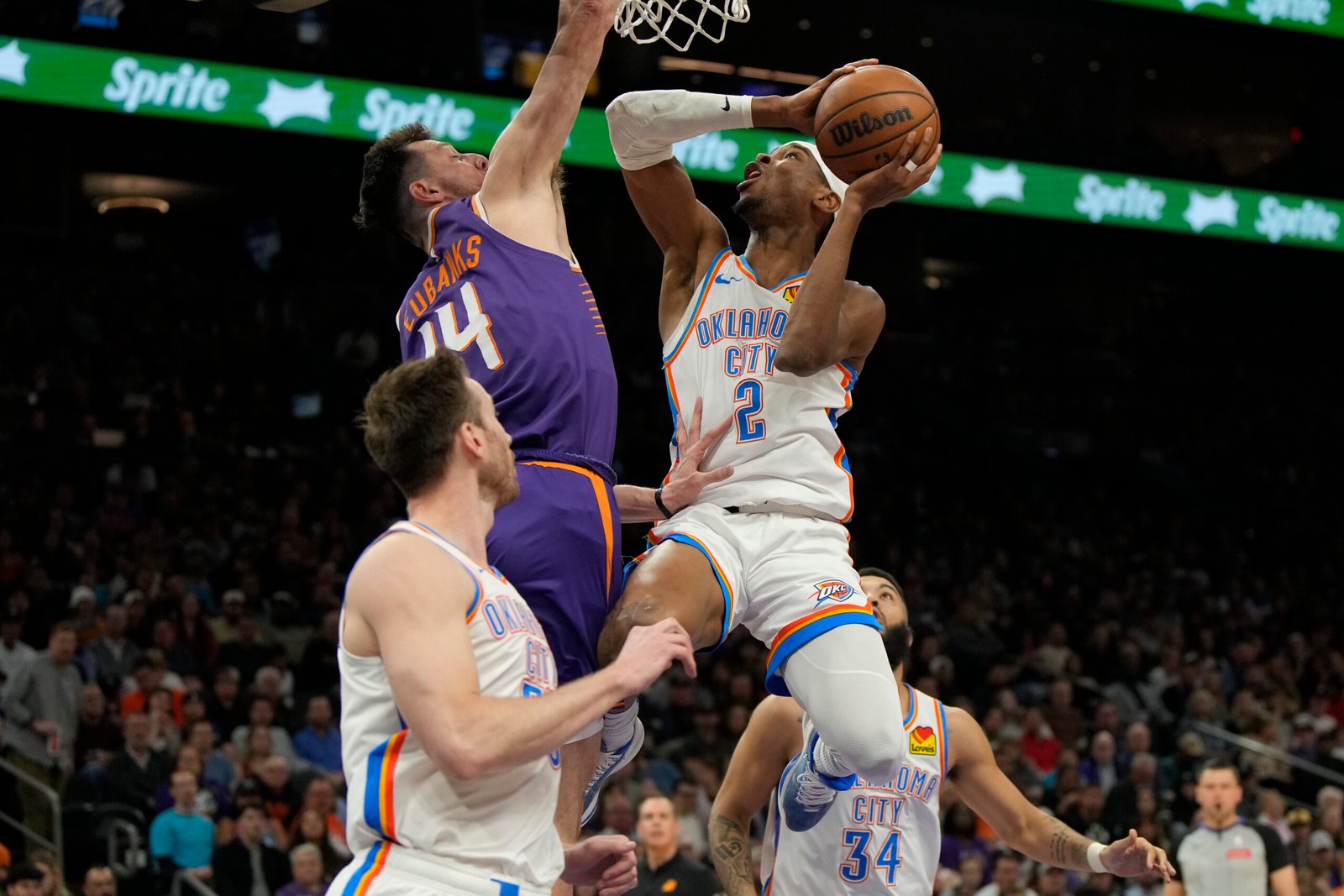 Thunder hold off Suns to regain top spot in West