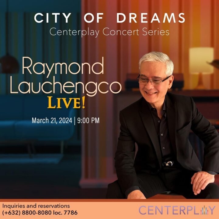 Turn Back Time at the Raymond Lauchengco Live Concert At Centerplay, City of Dreams Manila