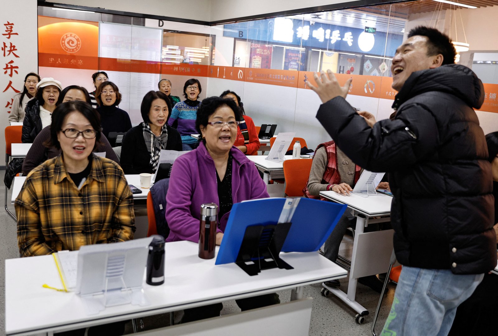 Silver lining Tutoring the elderly is growing fast in China