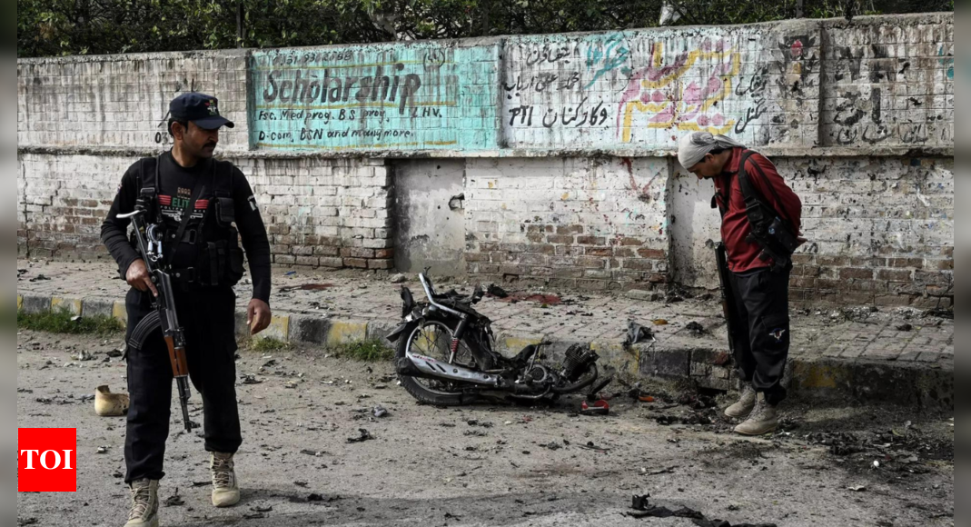 Two killed in blast near Peshawars Board Bazaar in Pakistan