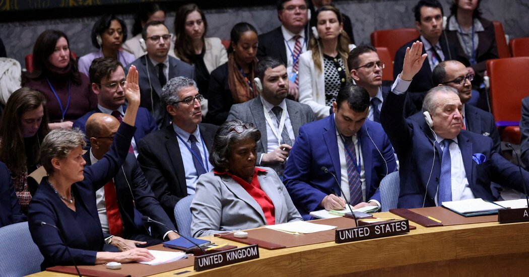UN Security Council Calls for Immediate Cease Fire in Gaza as US Abstains