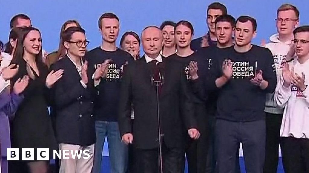 Watch Putin thanks Russia after predictable win