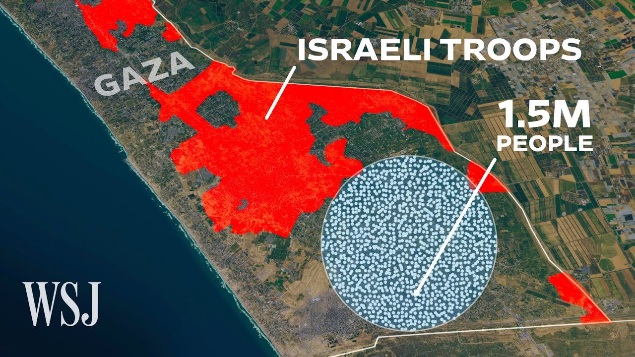 Mapping Refugee Movement in Gaza as Israel’s Rafah Offensive Looms | WSJ