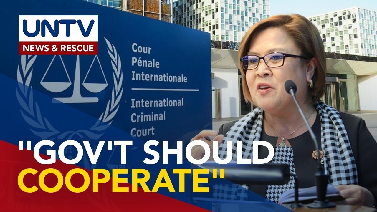 Government should cooperate with ICC, Leila De Lima stresses