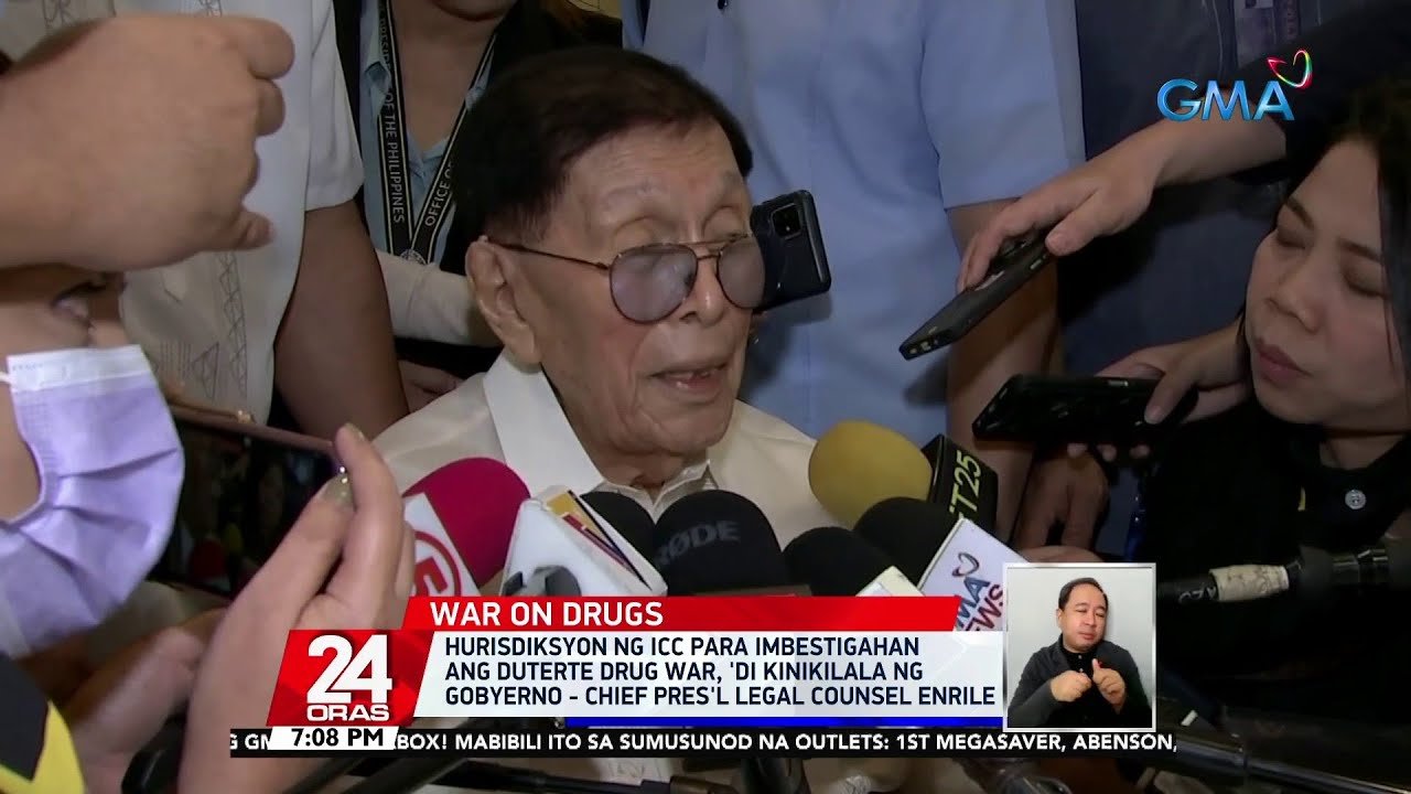 Hurisdiksyon ng ICC para imbestigahan ang Duterte drug war, ‘di kinikilala ng gobyerno… | 24 Oras