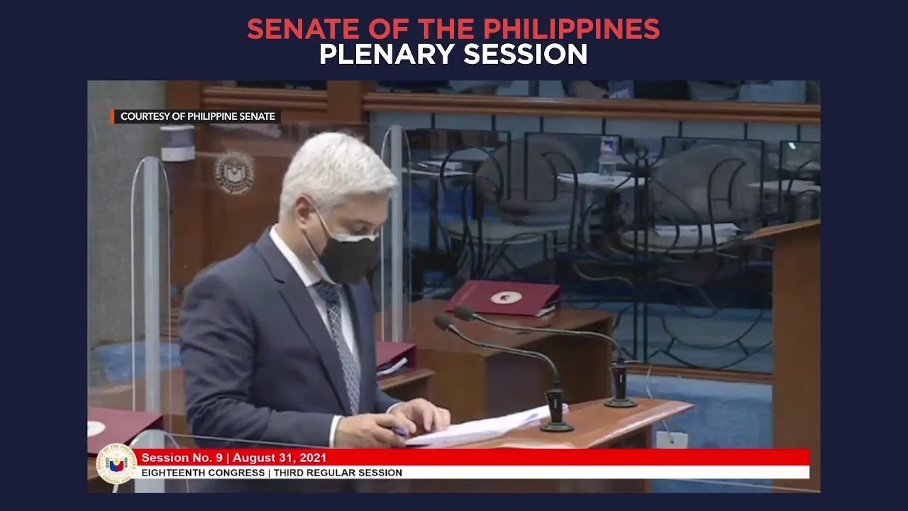 Senate of the Philippines plenary session | Tuesday, August 31