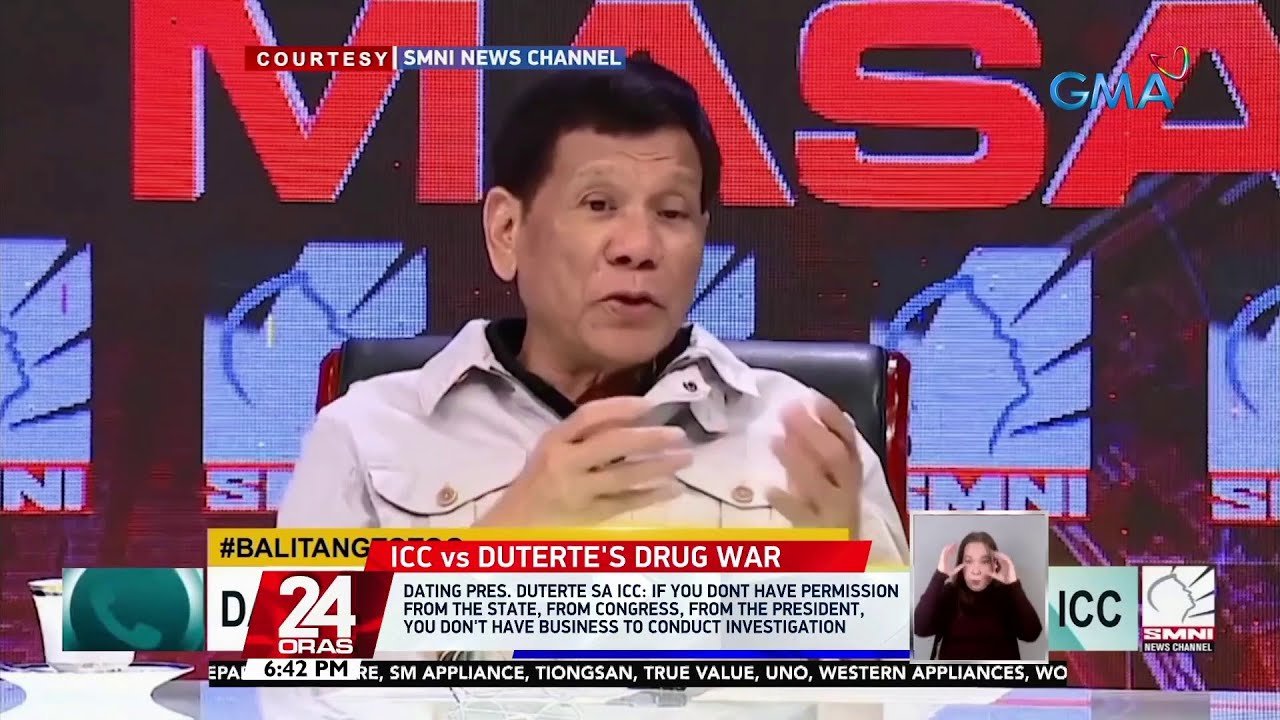 Buwelta ni Dating Pres. Duterte sa ICC: “Since when was it a crime for a sovereign head… | 24 Oras
