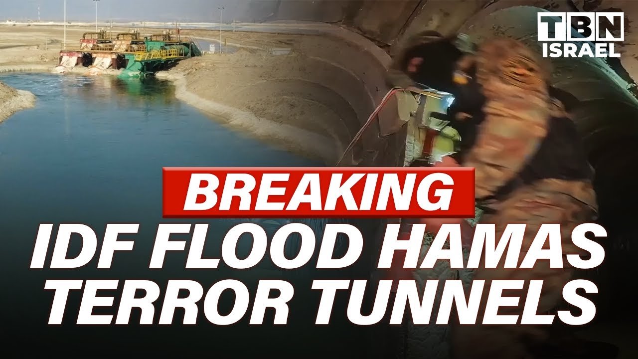BREAKING: IDF Pumps Water from Mediterranean Sea to Flood Out Hamas Terror Tunnels | TBN Israel
