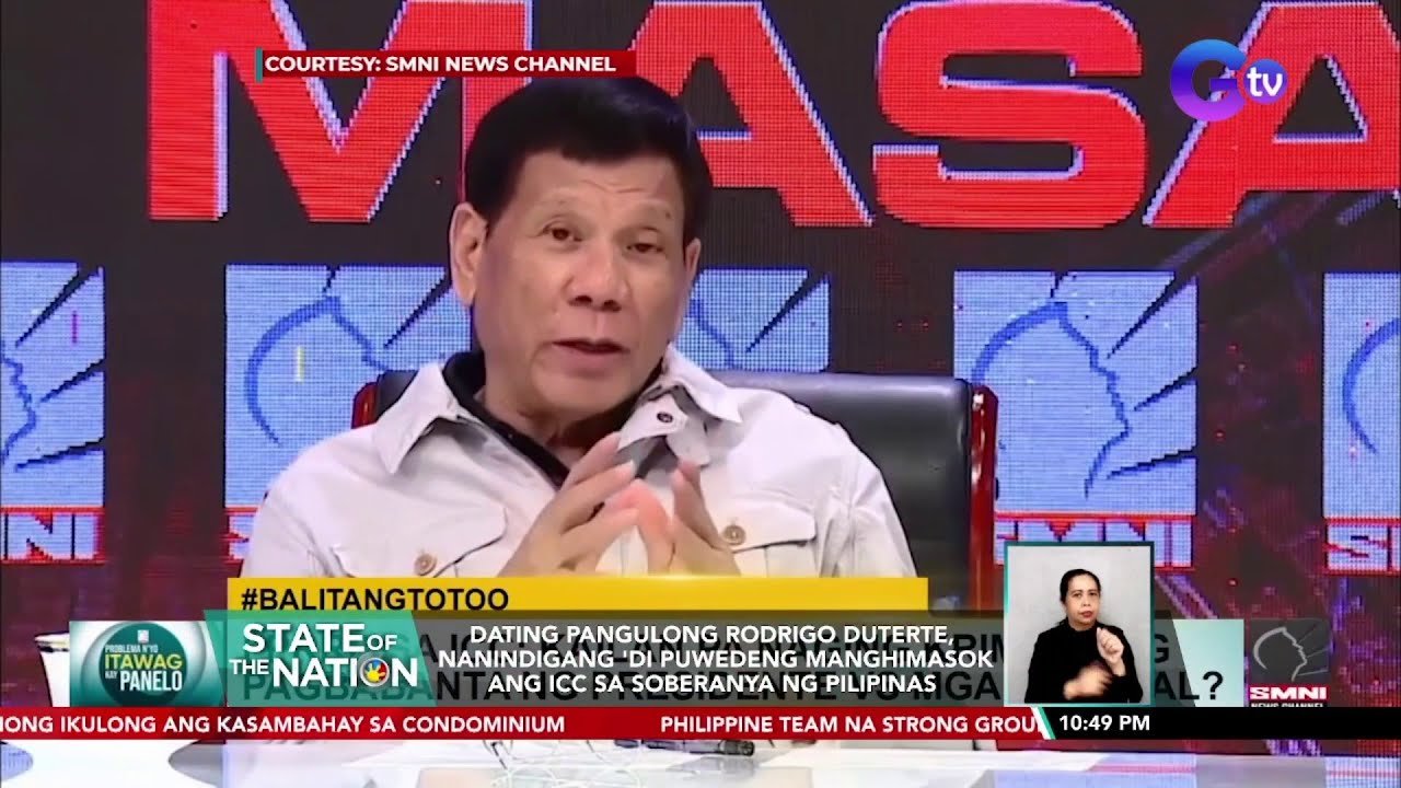 Dating Pangulong Rodrigo Duterte, nanindigang ‘di puwedeng manghimasok ang ICC sa… | SONA