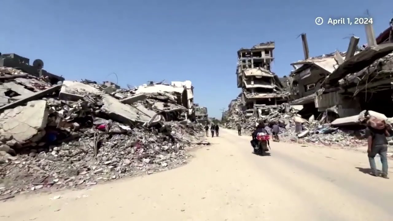 A look at Gaza’s streets after six months of war | REUTERS