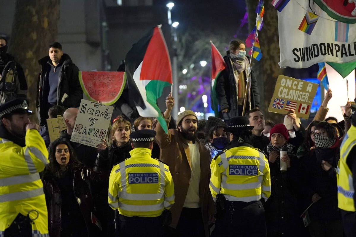 500 police deployed for protests in London amid tensions over Israel Gaza war