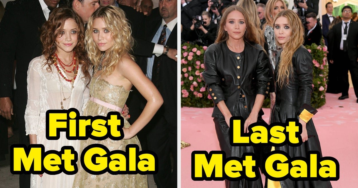 83 Celebrities At Their Very First Vs Very Last Met Gala