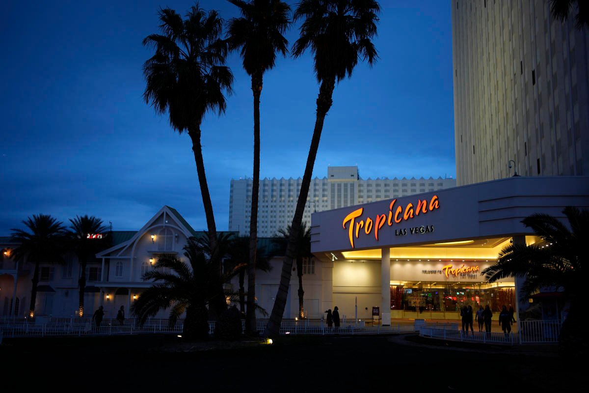 After welcoming guests for 67 years the Tropicana Las Vegas casinos final day has arrived