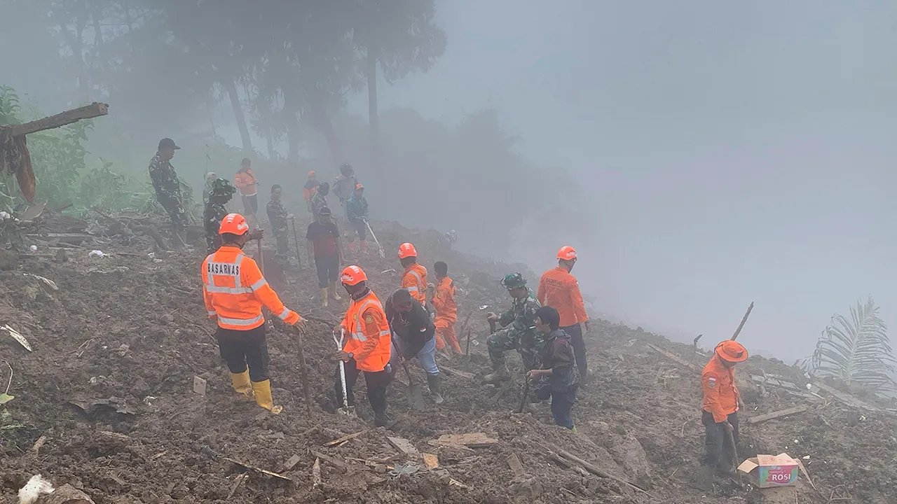 Bodies of mother young daughter recovered after Indonesia landslide
