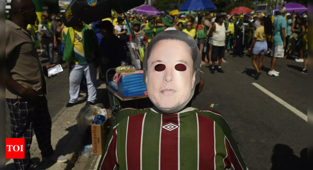 Brazilians laud Elon Musk at rally in support of ex president Bolsonaro