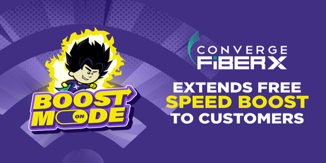 Press Release Converge Extends Free Speed Boost to Customers