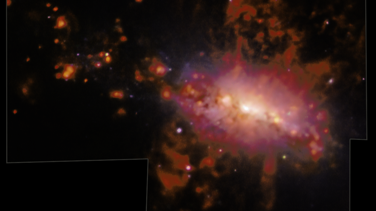 Cosmic fountain is polluting intergalactic space with 50 million suns’ worth of material