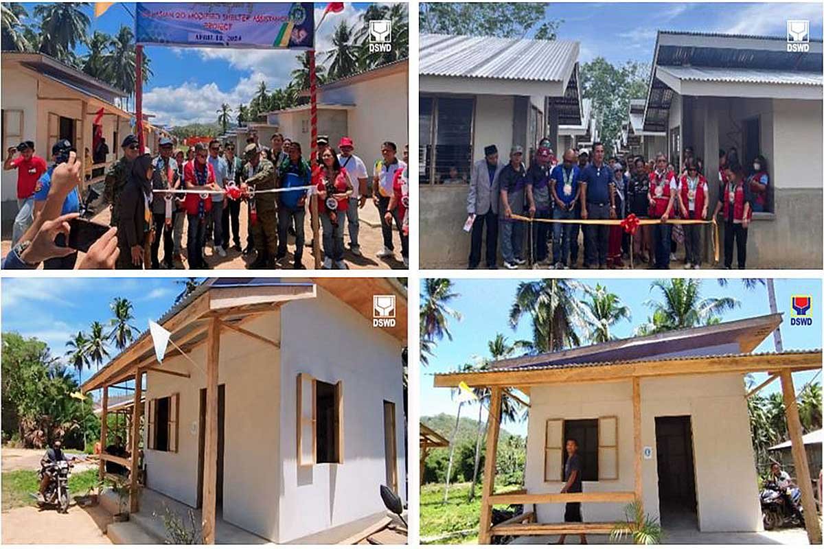 DSWD, OPAPRU Turn Over PAMANA Housing Units To Families In 2 Zambo Peninsula Towns
