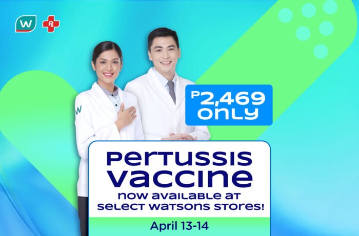 Double Up Your Defense: Flu Vaccinations Against Pertussis Now Available at Watsons Select Stores