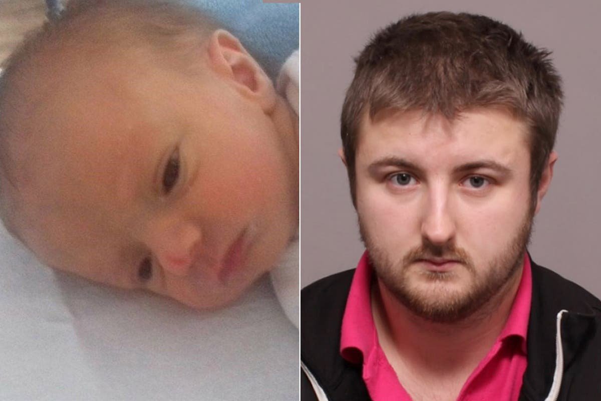 Father jailed for murdering his five week old son by breaking his neck