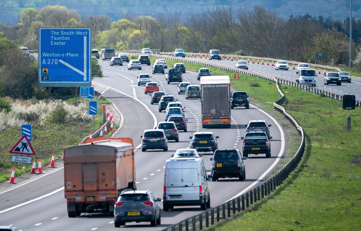 Gridlocked roads leave tailbacks as people travel home on Easter Monday