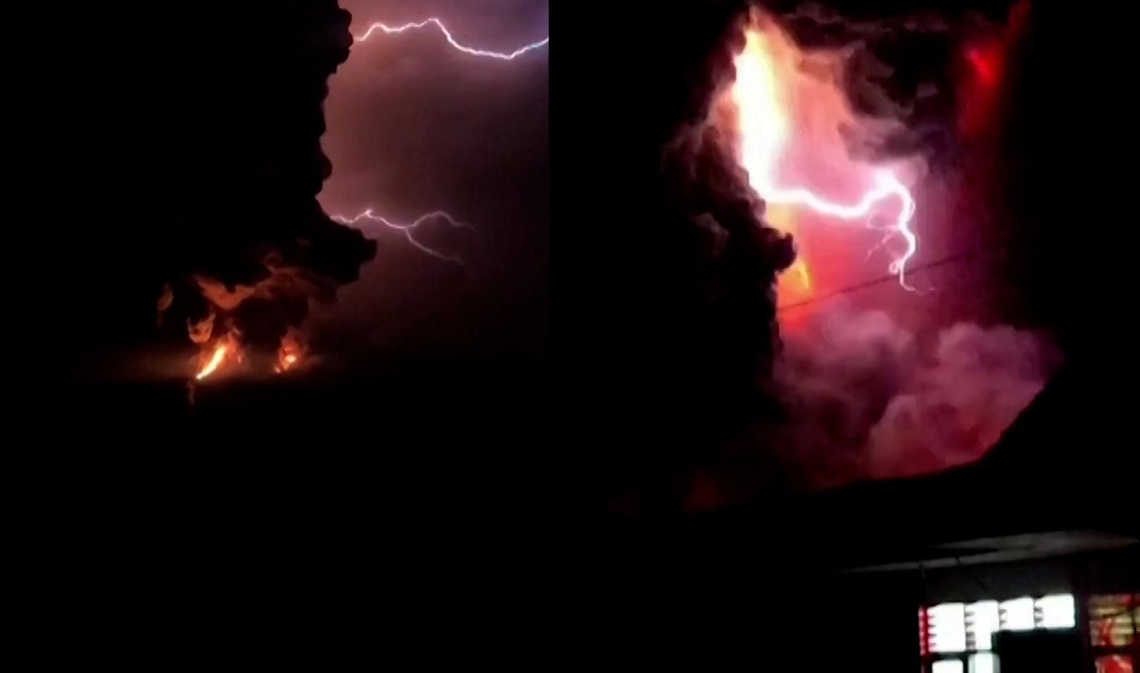 Indonesias Mount Ruang volcano erupts during lightning storm | Volcanoes