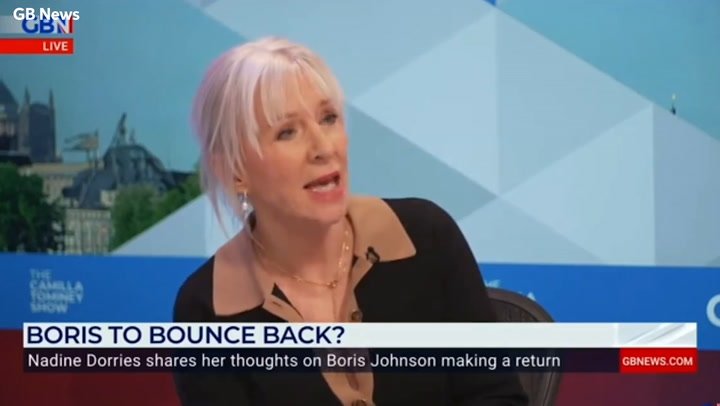 Boris Johnson Removed As Prime Minister For Not Eating A Piece Of Cake Says Nadine Dorries