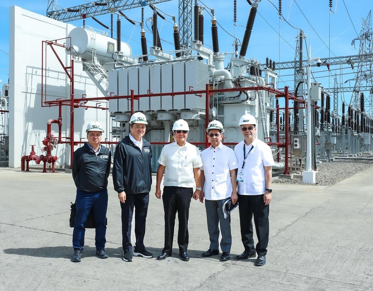 Marcos leads ceremonial energization of the Cebu Negros Panay sub grids