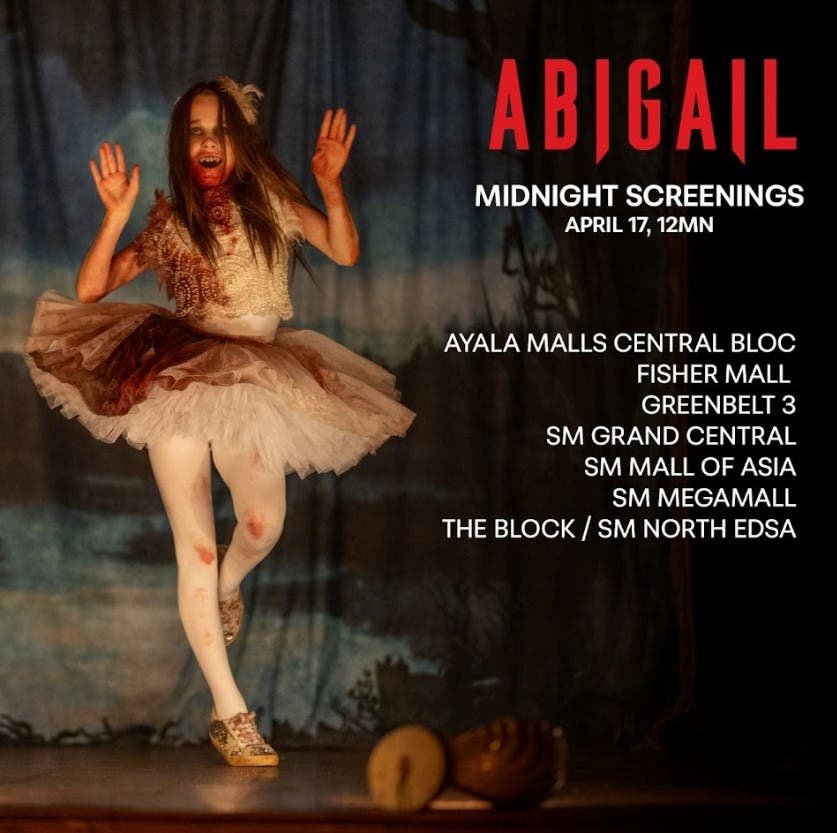 Midnight Screenings for Heist Turned Horror Abigail Available on April 17