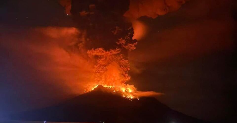 Mount Ruang Volcano Erupts in Indonesia Forcing Hundreds to Evacuate