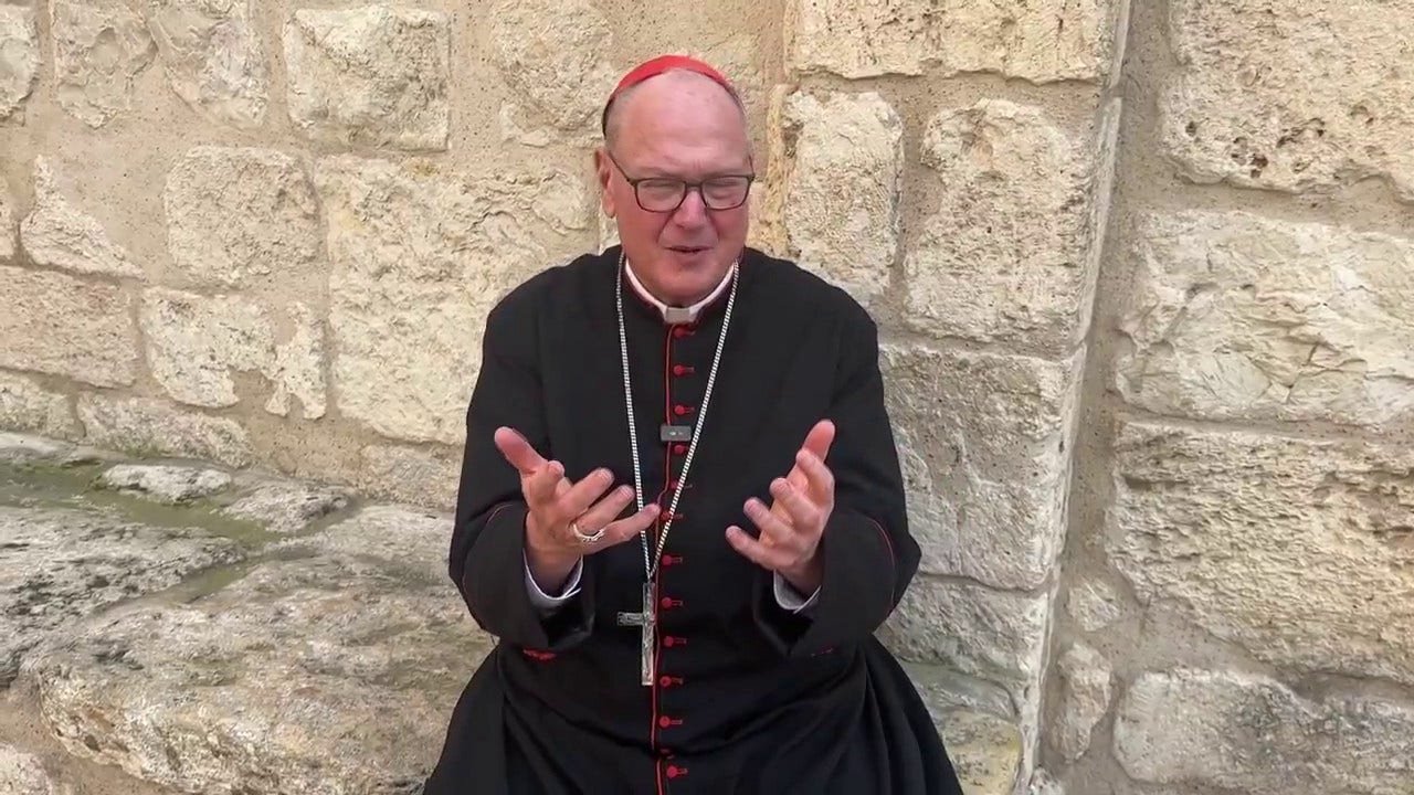 NY Cardinal Dolan describes the moment he took shelter during Irans missile attack on Israel